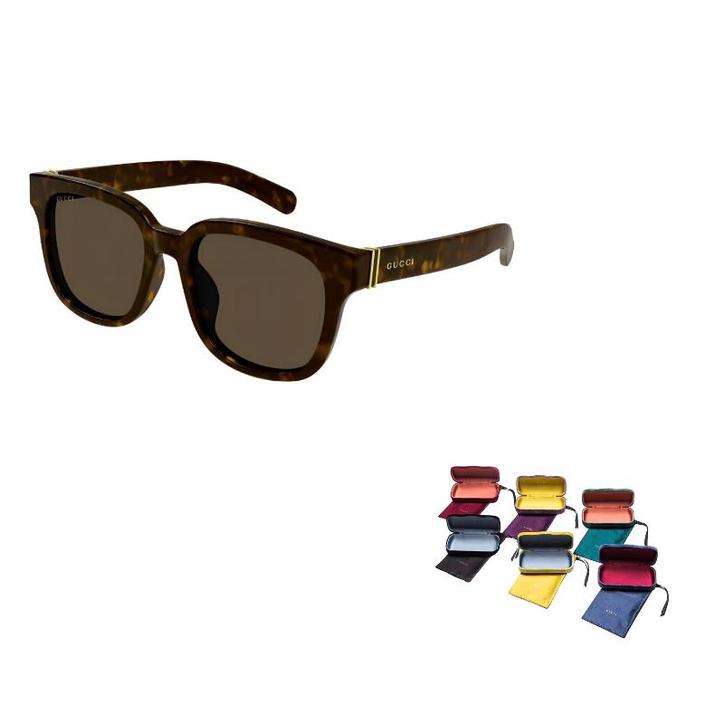 GUCCI Acetate Square Sunglasses Women's Tortoiseshell