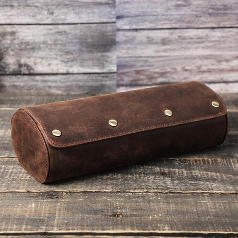 Watch Box Men and Women Watch Box Men and Women Multifunctional 3 Grids Leathers Storage Case Wrist Watch Boxes Gift Box
