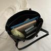 PU Leather Shoulder Tote Bag Vintage Handbag Retro Underarm Bag  Work