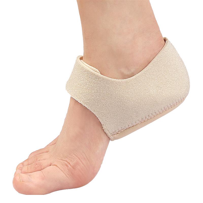 Adjustable Gel Heel Protector Sleeve - Soft, Breathable, and Warm Velcro Heel Pad