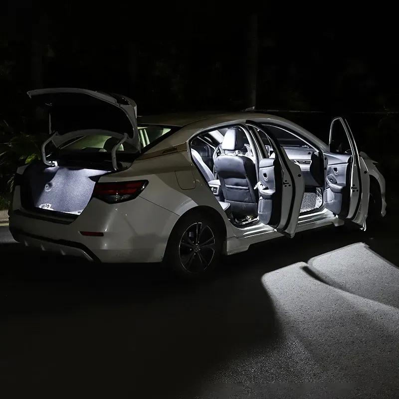 19pcs Car LED Bulbs For Toyota Land Cruiser 200 LC200 2008 - 2015 2016 2017 2018 Interior Dome Lamp Trunk Light Accessories