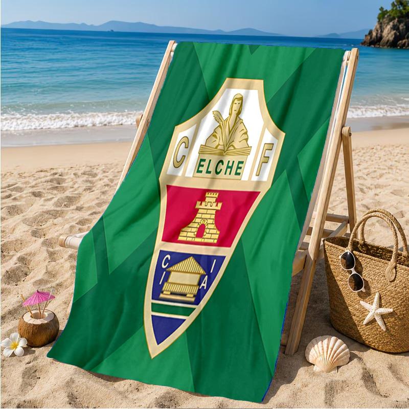 Elche Symbol Beach Towel Microfiber Beach Towel, Lightweight and Quick-Dry, for Summer Travel, Swimming Pool Fan Birthday Gift