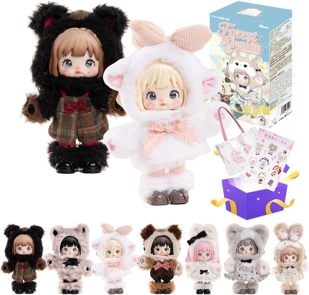 TOP TOY Nommi Series Articulated 1 Action Plush Pendant × "Forest Kingdom" Figure, Five-Jointed, Piece, Doll, Figure, Toy,