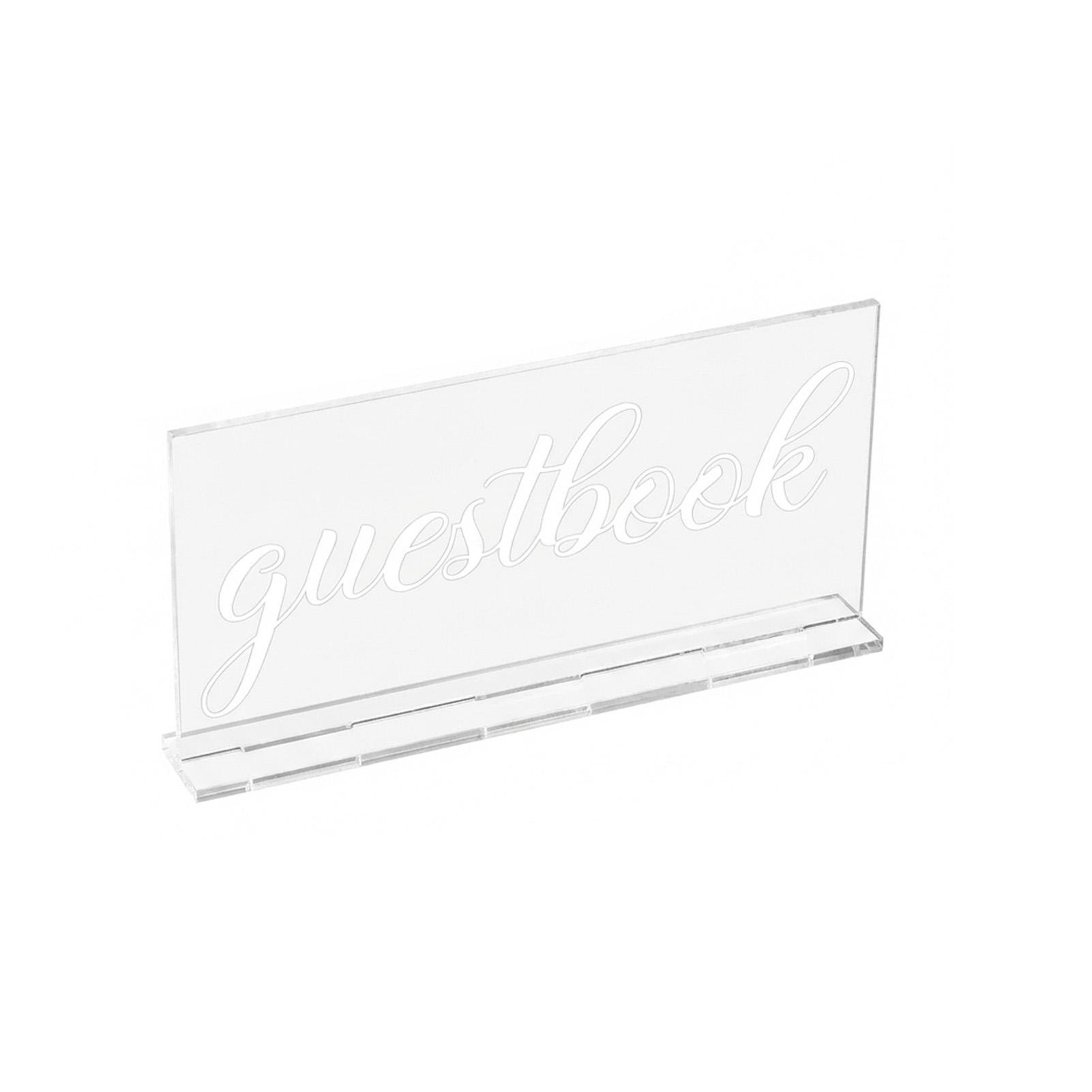 

Acrylic Table Number Cards 5Pcs Transparent Rectangle Seat Assignment Signs For Wedding Party
