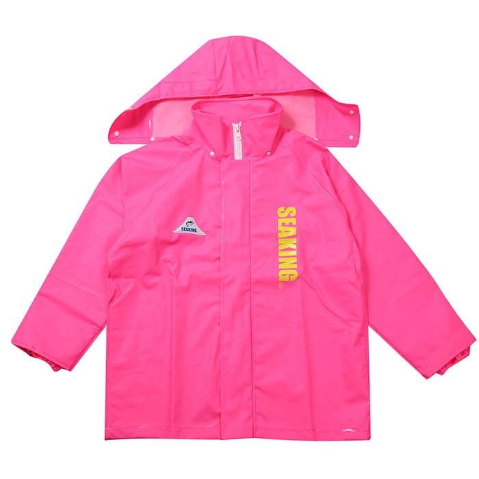

Seeking Men s High-Quality Raincoat with Detachable Hood, Waterproof, and Large Sizes for Fisheries, Commercial, and Work (3L, Pink)