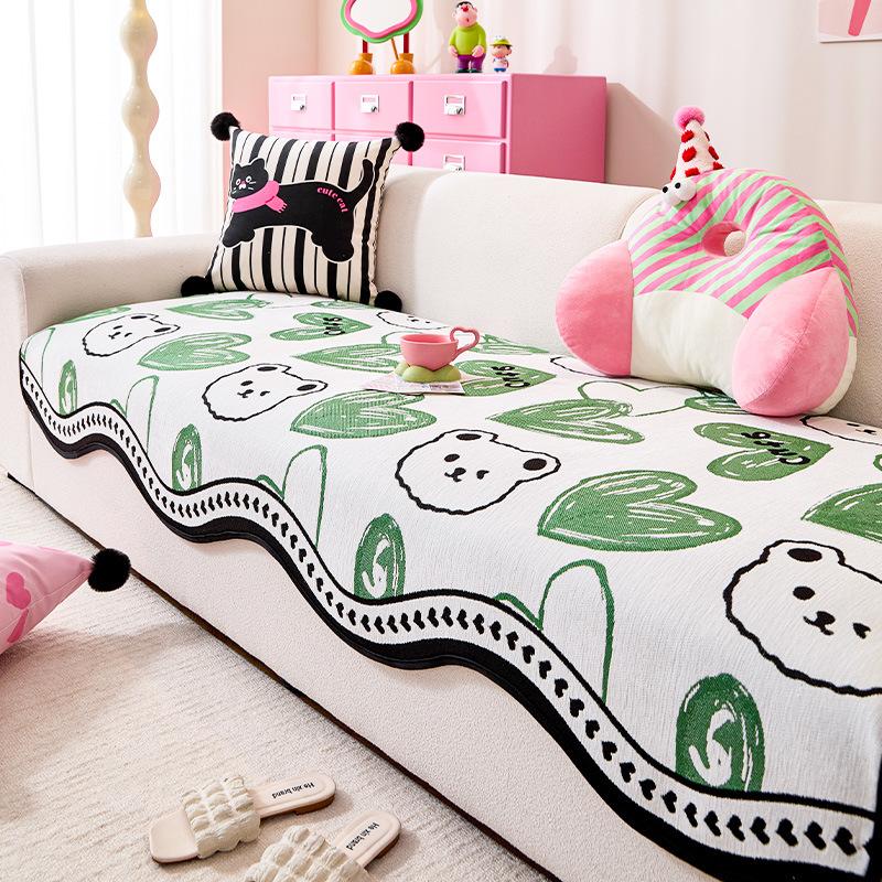 

2025 new sofa cushion fixed non-slip special-shaped one-piece sofa seat cushion irregular sofa cover 90*70cm