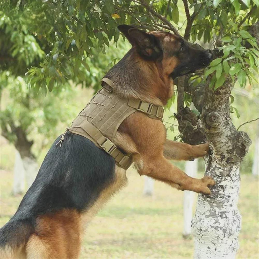 1000D wasserdichte taktische Camouflage-K9-Trainingsweste für große Hunde