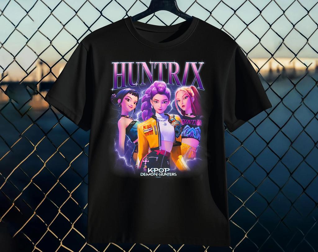 Mens Tshirt Kpop Devil Hunter Tiger Tiger and Bird Devil Hunter Tiger Tshirt Hunter Tiger graphic t shirts harajuku Unisex