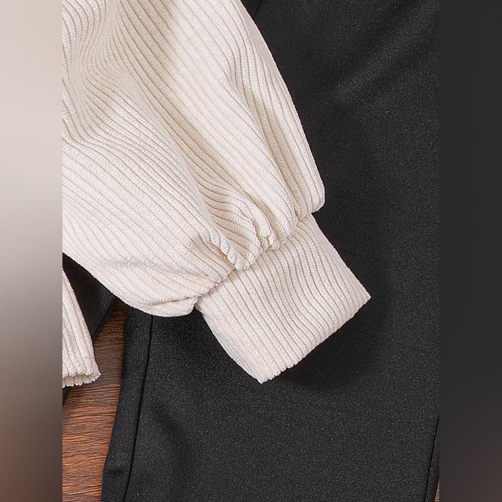 Kids Cartoon Casual Fashion Outfit Set Long Sleeve Top & Pants