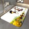C-Calvin Und Hobbes Selbstklebende Kunst Bodenmatte Weiche Flanell Eingangstür Matte Rutschfest Saugfähig Badezimmer Schlafzimmer Bodenteppich