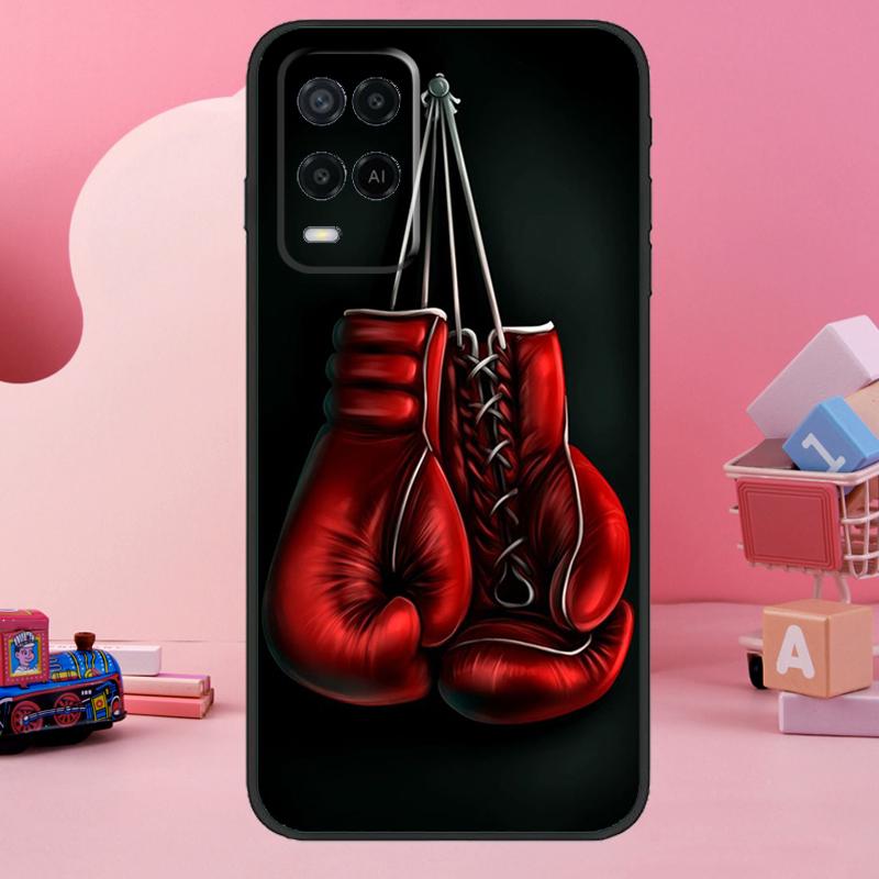 

Boxing Gloves Case For OPPO A74 A54 A94 A15 A16 A17 A57 A77 A57s A52 A72 A91 A93 A96 A5 A9 A31 A53 Cover OPPO A16