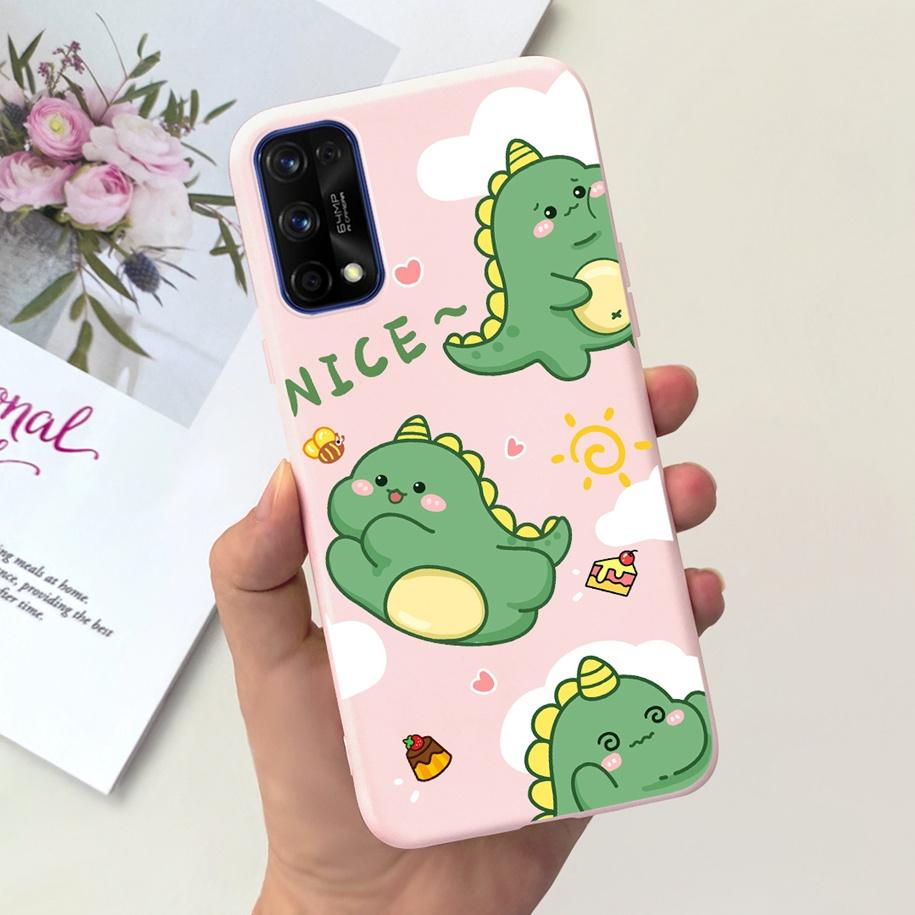 For Realme 7 5G Case RMX2111 Cover New Fashion Flower Girls Painted Funda Soft TPU Cases For Realme 7 Pro Realme7 RMX2155 Bumper