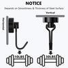 Magnets Hook Rotatable Punch Free Reusable Removable Kitchen 8Kg Pull Refrigerator Magnetic Hanging Hook for Daily Use