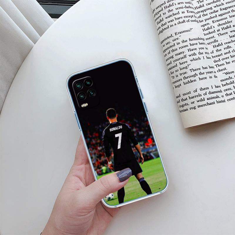 C-Cr7 Transparent Phone Case for Motorola Moto G7 G8 G9 G84 G85 G73 G24 G15 Z2 Play Power Plus