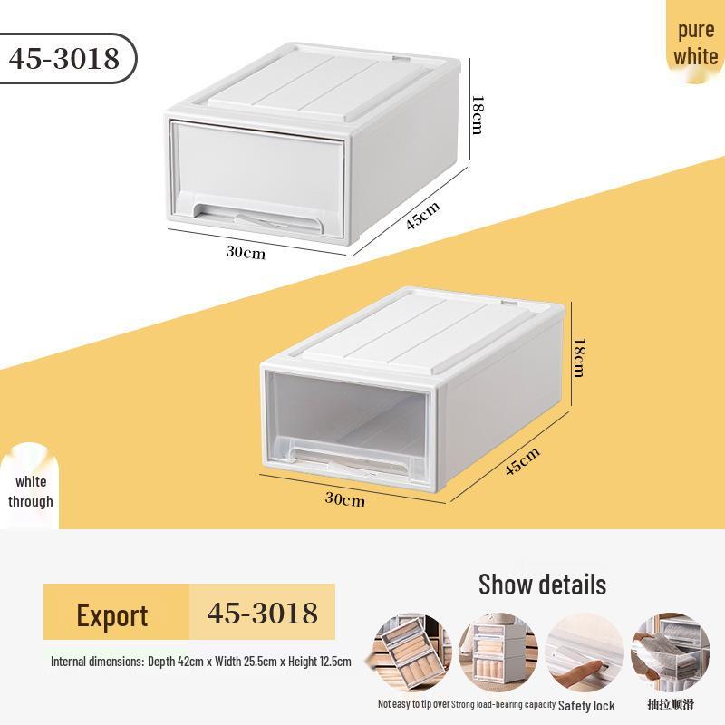 

Best-Selling Plastic Drawer Organizer for Home Cabinets Transparent Drawer