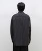 MUSINSA STANDARD Relaxed Double Pinstripe Poplin Shirt [Black/White]