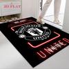 Tappeto Man Utd per Soggiorno Camera da Letto Casa Decorazione Divano, Tappetino Antiscivolo per Giochi Bambini
