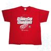 Vintage NHL Detroit Red Wings 2002 Stanley Cup Champions Eishockey T-Shirt XXL Rot