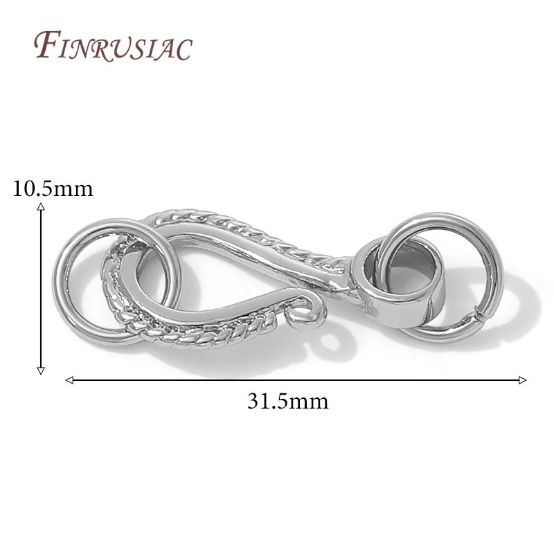 18K Gold Plated Connector Verschlüsse Für Perlenarmband Halskette Herstellung,Perlen Endkappen Befestigungsverschlüsse DIY Handgemachter Schmuck Zubehör