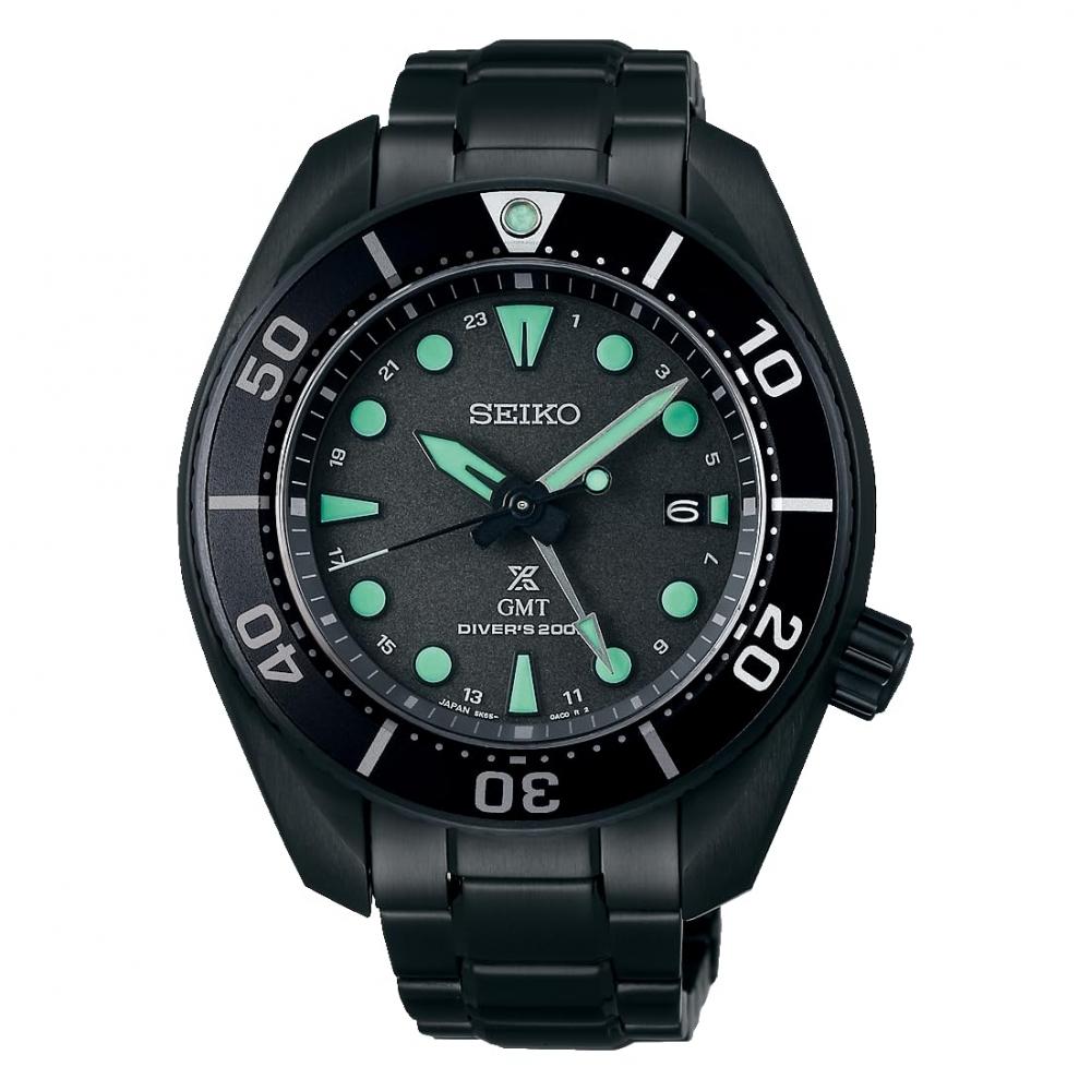

[Seiko Watch] Годинник Prospex The Black Series Diver Scuba SBPK007 чоловічий чорний