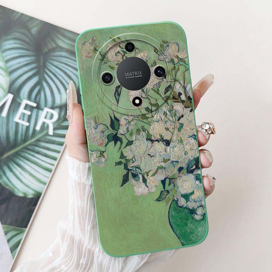 Für Honor Magic 5 Lite Hülle Honor X9A RMO-NX1 Niedliche Cartoon Bemalte Abdeckung Weiche TPU Handyhülle Für Honor Magic5 Lite HonorX9a Taschen