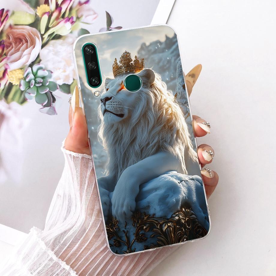 Pentru Huawei Y6P Huawei Y6 Y6s 2019 Y6 Pro Carcasă Telefon Imprimată cu Flori Fluturi Fundă Bumper Silicon Moale Transparent Fundas