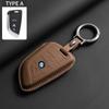 Leather Car Key Case Full Flip Shell For BMW 1 3 5 7 Series 320i 530i 550i F20 F15 F16 F48 G20 G30 G01 G02 G05 G11 X1 X3 X4 X5 NH8