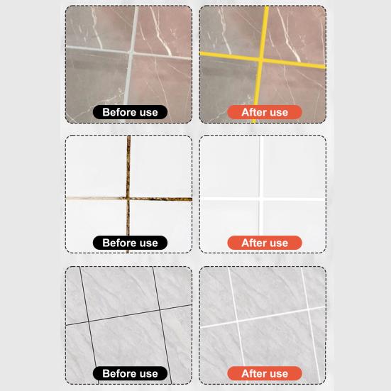 Grout Pen Tile Grout Paint Marker Waterproof Tile Gap Repair Color Pen for Tiles Floor Wall Bathroom Kitchen Repair Tools