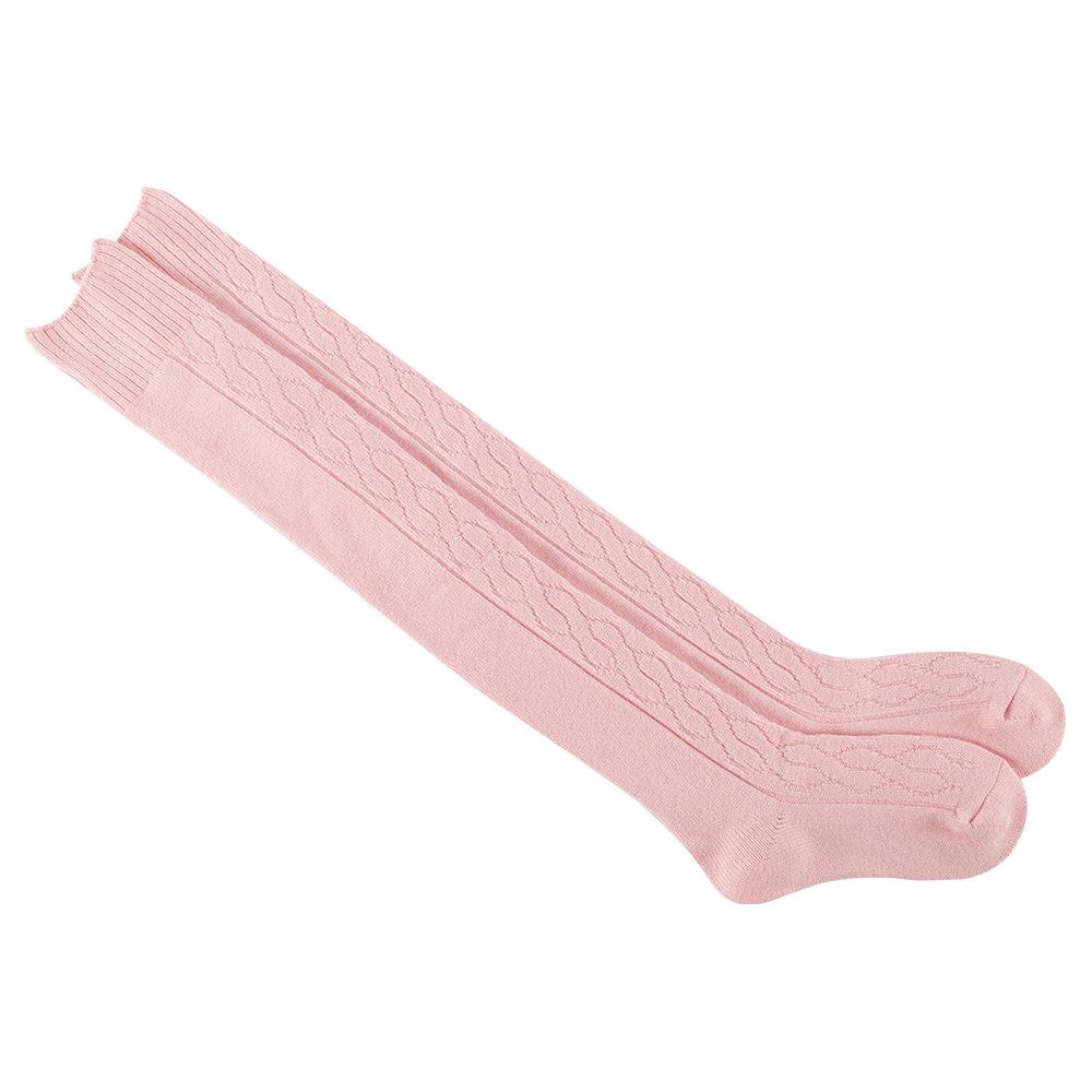 Europäische & Amerikanische Extra Lange Grob Gestrickte Woll Overknee-Socken für Damen - Frühlingswärme und Stil