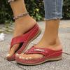 Fashion Summer Women Slippers Big Size Platform Wedges Sandals Non-Slip Open Toe Sandals Flip Flops Comfortable Beach Shoes Slides Women