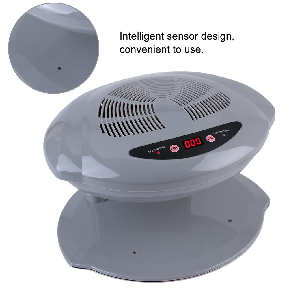2 In 1 Grey Cool/Warm Blow Temperature Sensor Nail Polish Dryer NaMachine