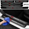 Adesivi Resistenti ai Graffi per Soglia Porta Auto Tappetino Soglia per Rdesign Polestar AWD V50 S60 XC60 S40 XC40 XC90 V60 S80 S90 V90
