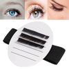 Professionelle Acryl Handheld Falsche Wimpern Platte Palette Wimpernverlängerungshalter Weiß mit Gürtel