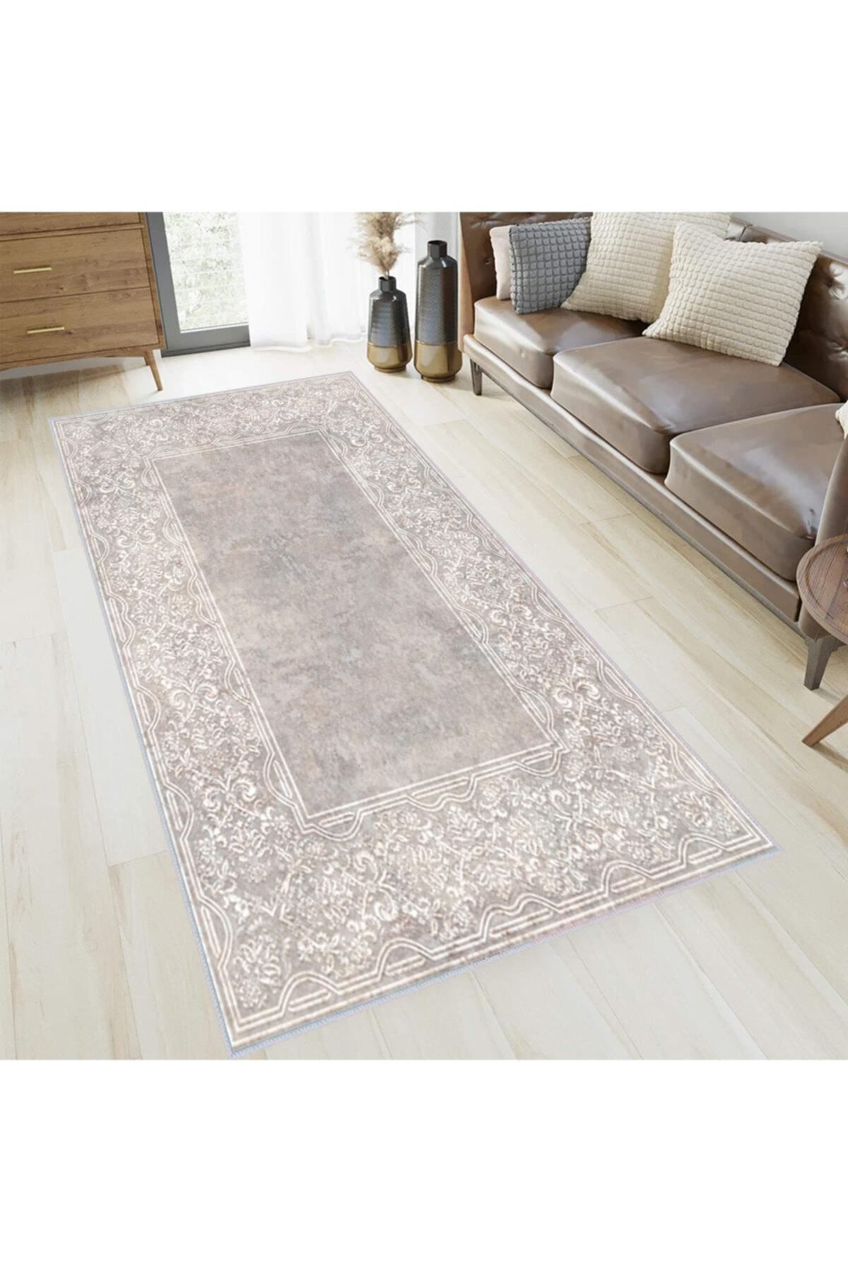 

Моющийся ковер с принтом Rovigo Home RVG1384-HT372 50x80 бежевый
