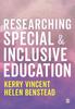Kniha Researching Special and Inclusive Education