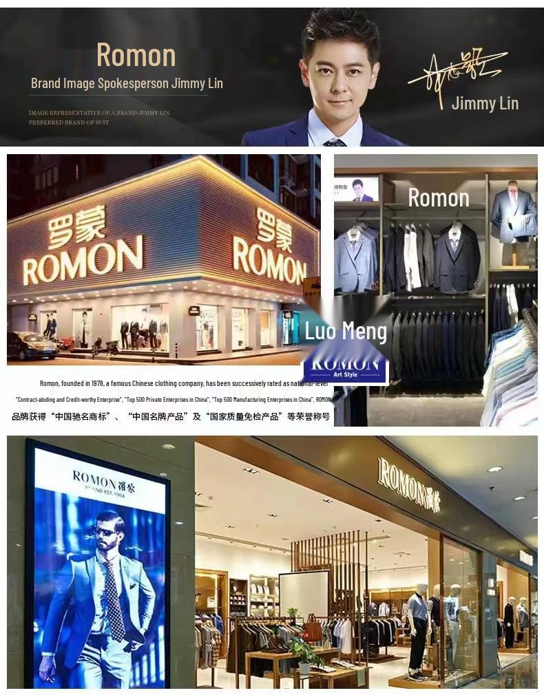 Romon Men's Corduroy Lapel Jacket - 2025 Trendy Spring/Autumn Casual Business Coat