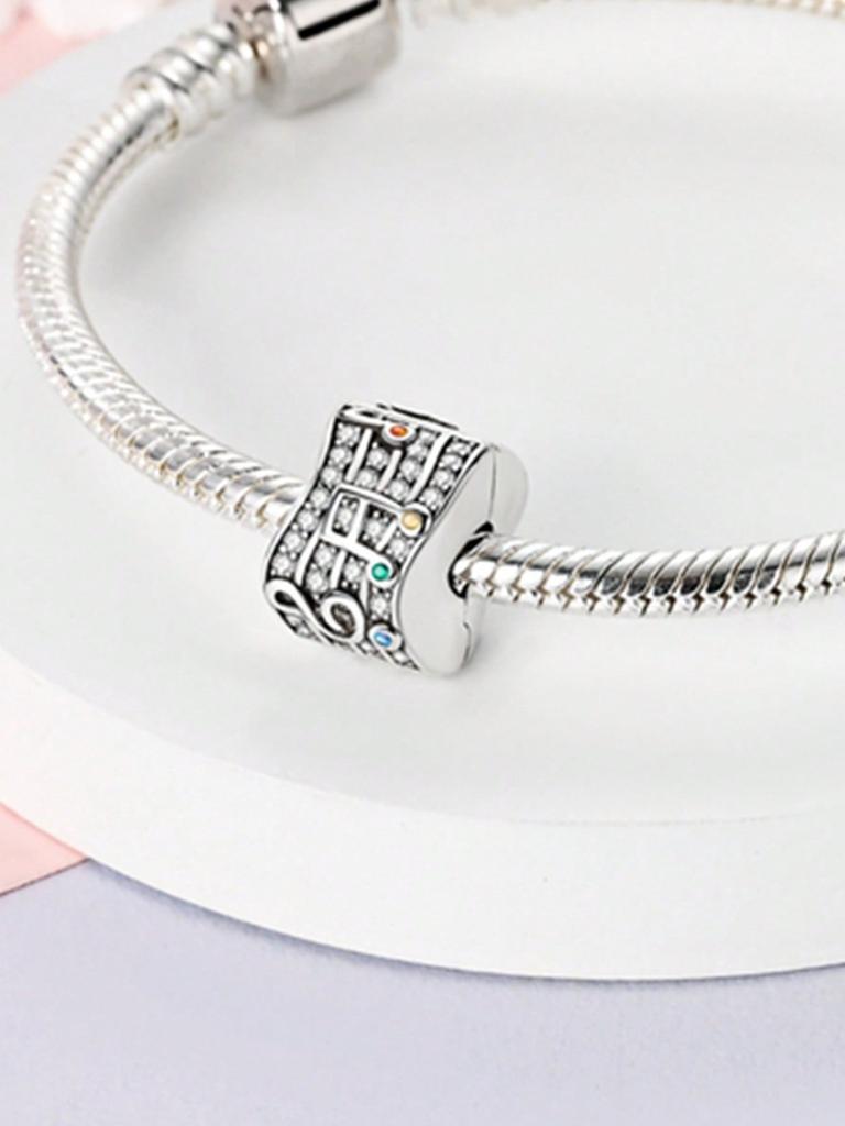 Charms Plata Stars And Moon Bead Clips And Spacers Charm Copper Plated Fit Charms Original Bracelet For Jewelry Making Diy Charm