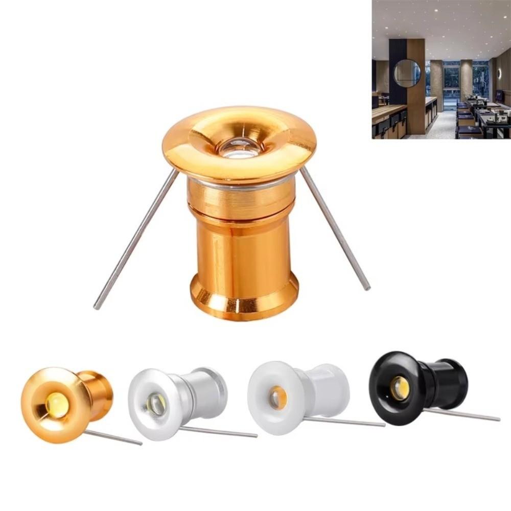 1W Power Mini LED Spotlight 3000K Warm Light Cabinet Downlight Durable Spot Lights  Indoor Lighting
