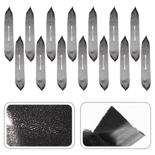 FRCOLOR Hanger Sponge Covers, 50-Piece Set, Non-Slip, Mark-Free, Scratch-Resistant, Fits 40cm Hangers (Black, 41*7*0.3cm)