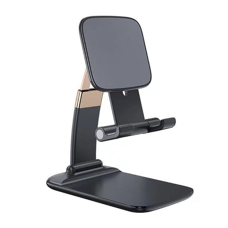 

Portable Foldable Mobile Phone Holder Featuring Pullback Arm & Secure Grip Smartphone Tablet Stand for Office Desk