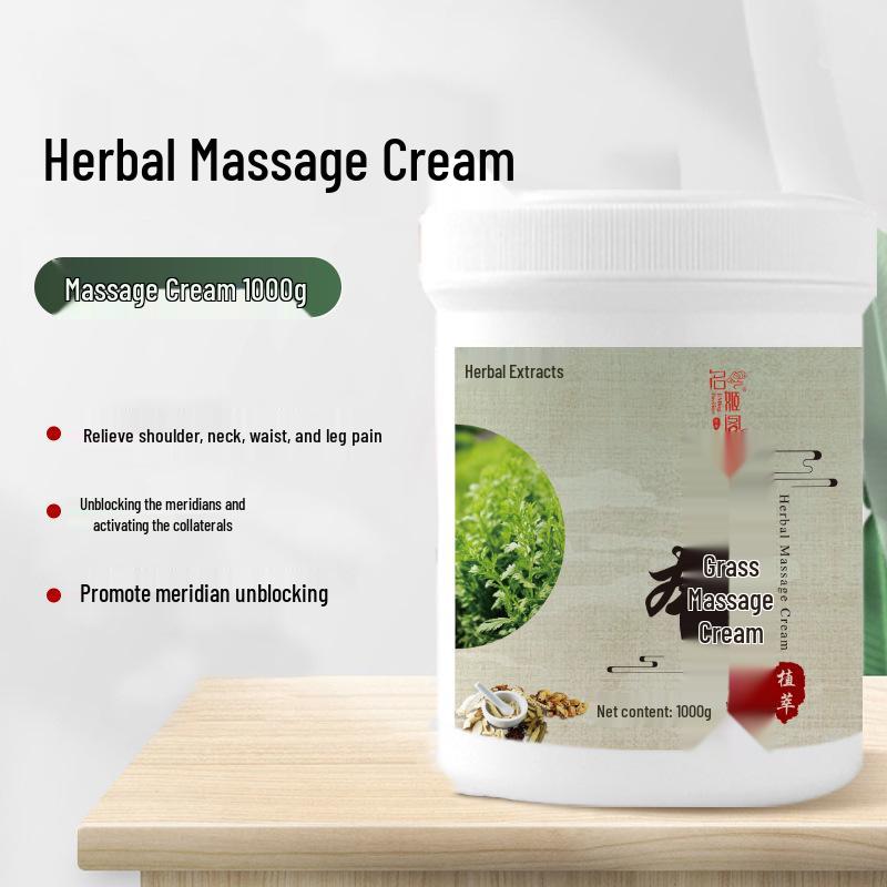Herbal Essence Massage Cream for Fatigue Relief - Horse Balm Shoulder & Neck Gel