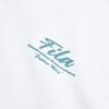 Fila Fusion Letter Logo Printed Breathable Short Sleeve Polo Shirt Men tops White T11M326101FWT