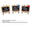 Yousheng 3Pcs/Set Graduation Mini Blackboard Ornament with Stand Message On A Blackboard Wooden Sign Desktop Decoration Graduation Season Teacher Gift