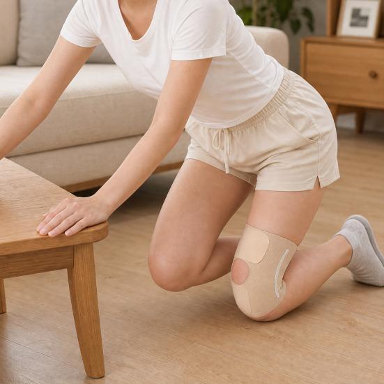 Knee Support Brace for Men Women, Breathable Running Sports Knee Compression Sleeve, Workout Knee Wrap for Meniscus Tear, Arthritis Pain Relief