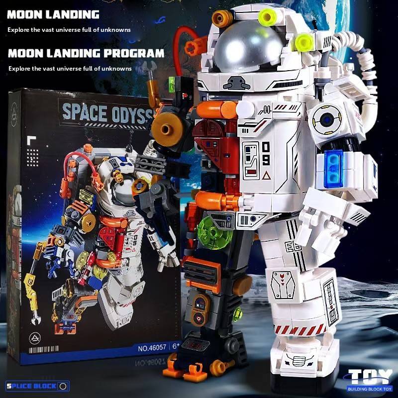 Space Astronaut Building Blocks Set For Kids Creativity And Education