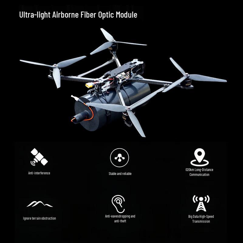 Dianke Yifei 10-inch FPV Drone with Fiber Optic Module