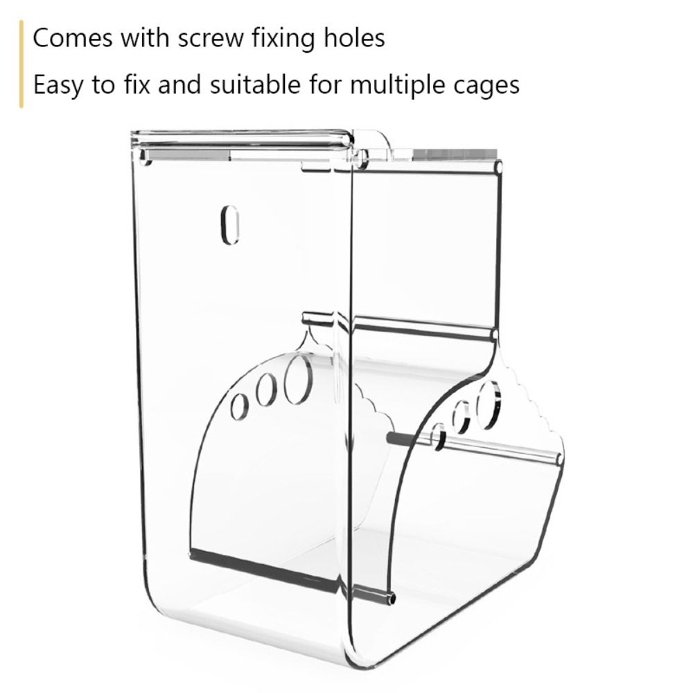 Plastový automatický krmítko pro křečka Závěsná miska na krmivo pro morče Dávkovač krmiva pro domácí mazlíčky Ježek