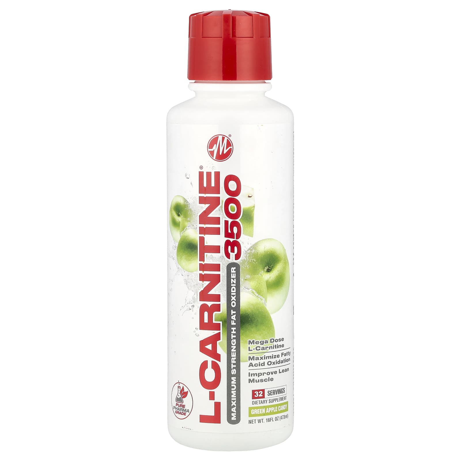 

L-Carnitine® 3500, Green Apple Candy, 473 Ml (16 Fl Oz)