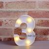 LED Luminous Letter and Number String Lights for Birthday, Proposal, and Event Décor