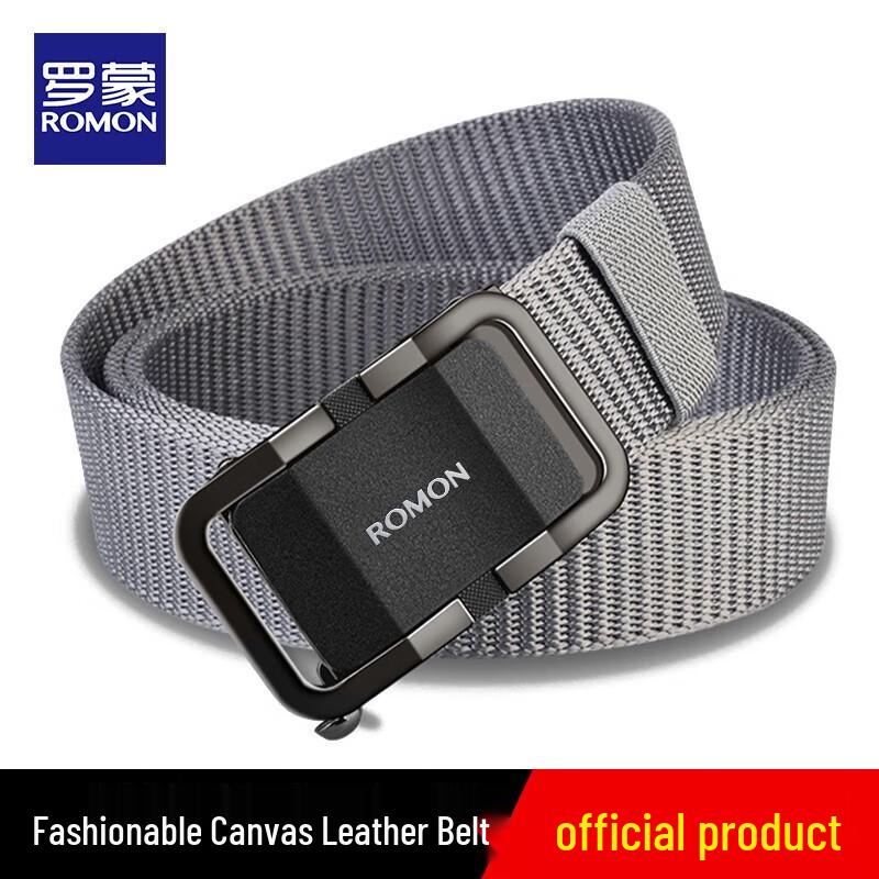 Мужской холщовый ремень ROMON с автоматической пряжкой 120cm